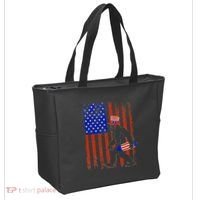 Bigfoot Fireworks Merica 4th of July USA Flag Patriotic Tote Bag thumb 2