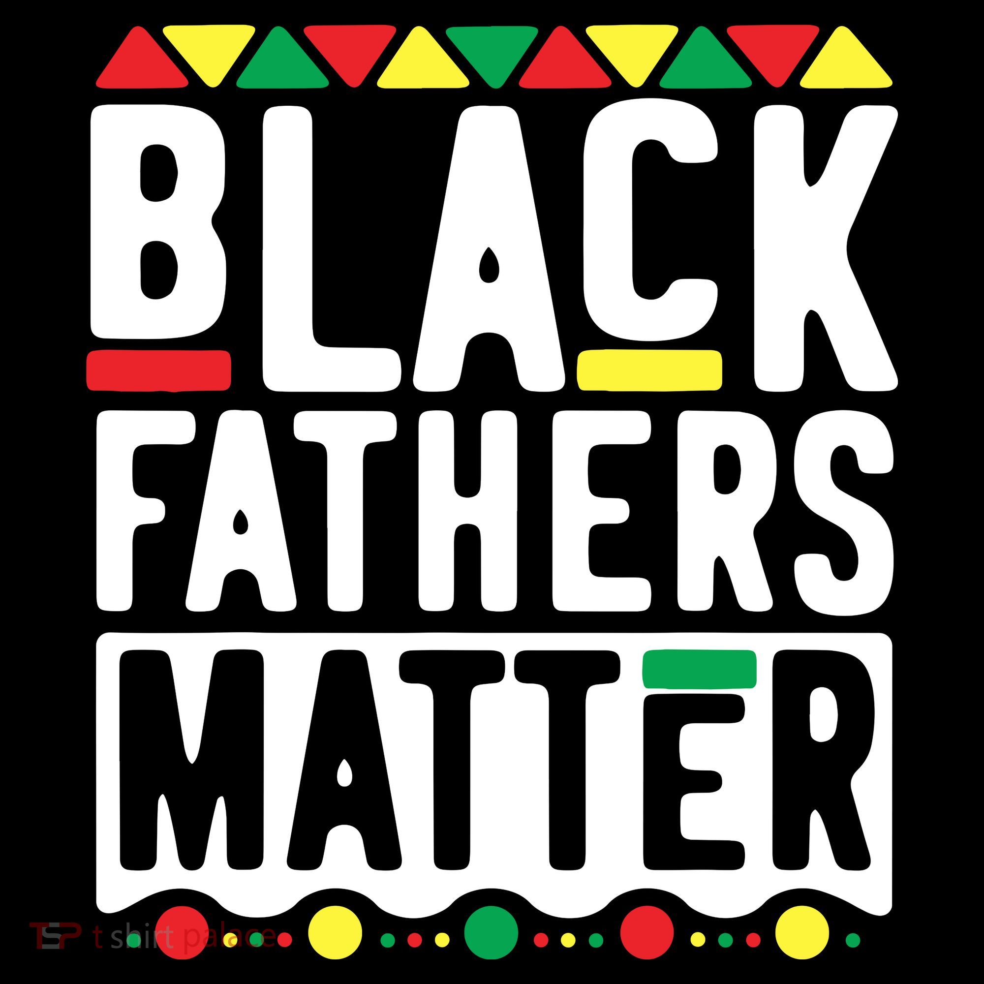 Black Fathers Matter Black Pride Month Ornament