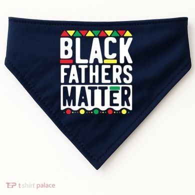 Black Fathers Matter Black Pride Month USA-Made Doggie Bandana