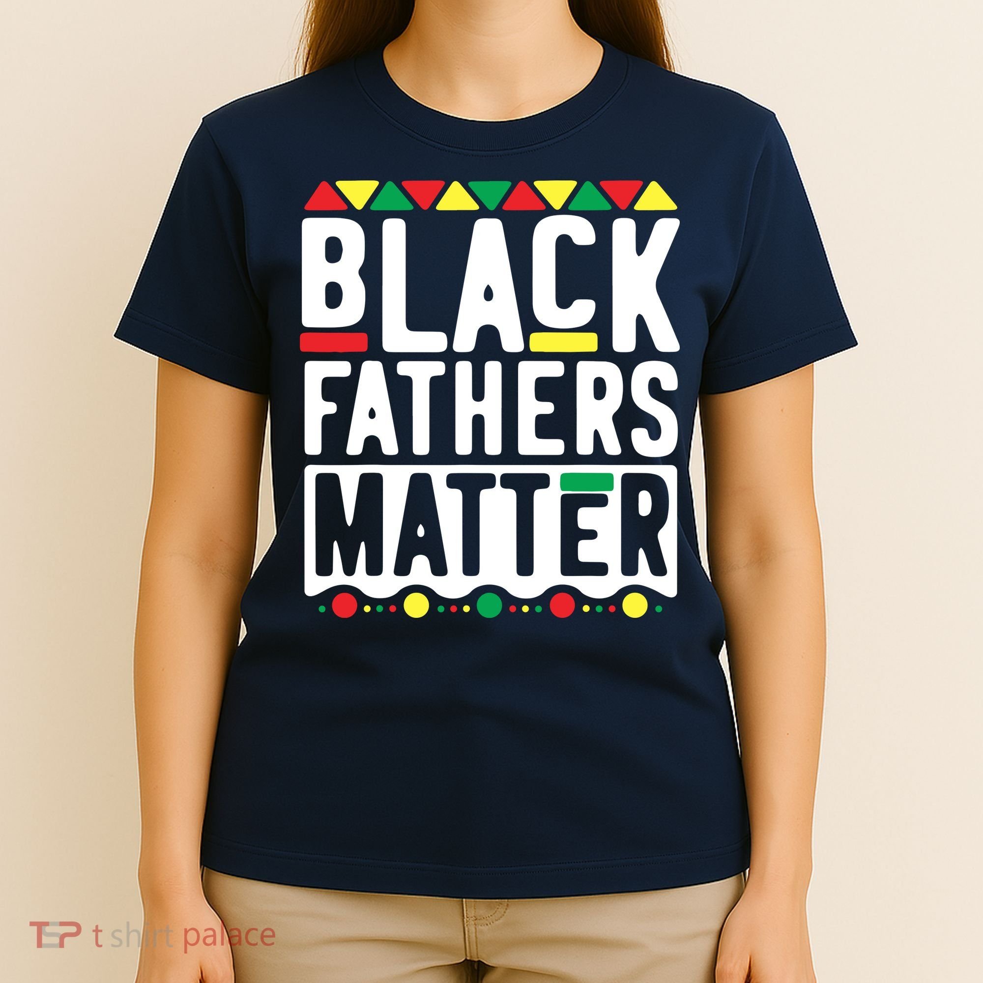 Black Fathers Matter Black Pride Month T-Shirt