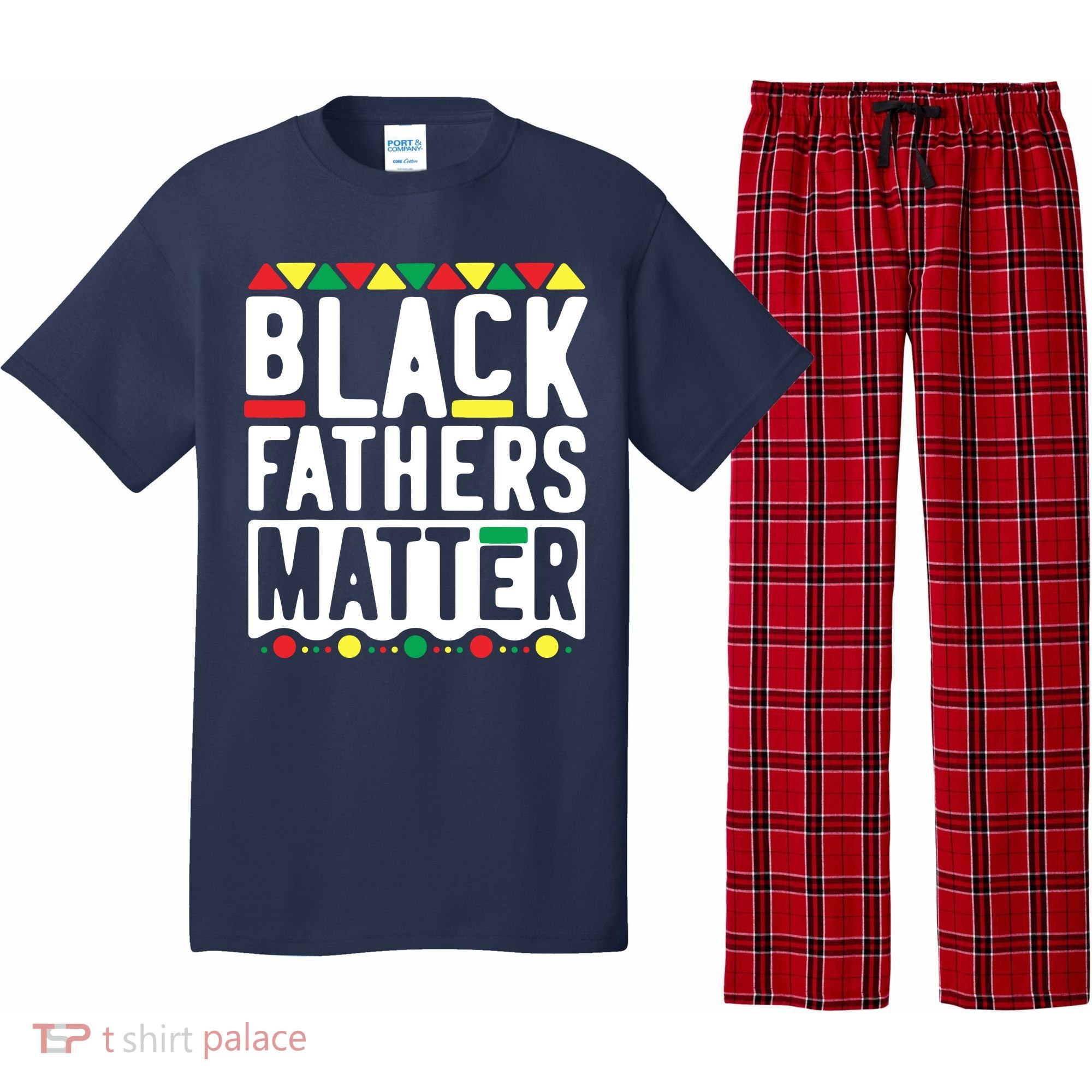 Black Fathers Matter Black Pride Month Pajama Set