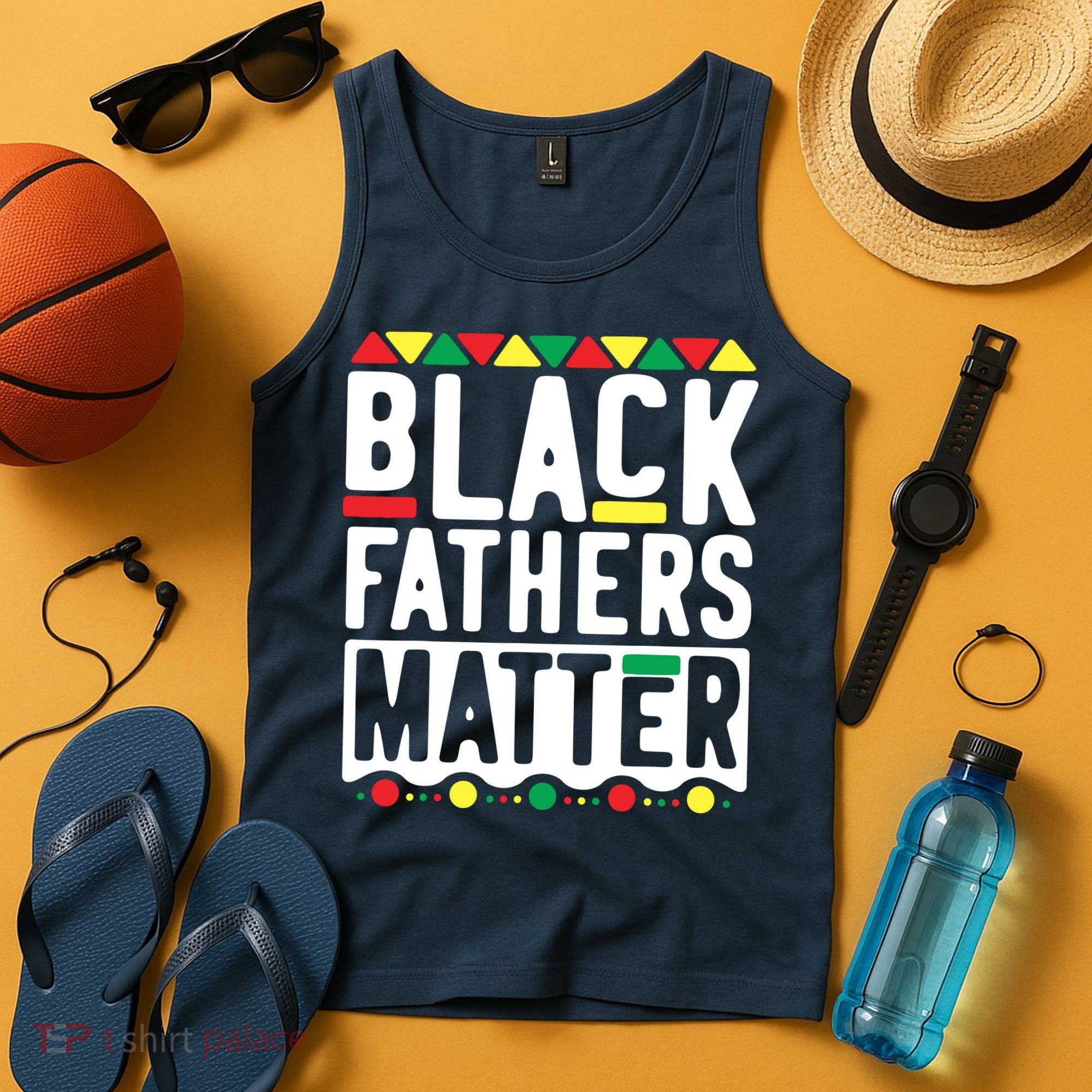 Black Fathers Matter Black Pride Month Tank Top