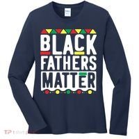 Black Fathers Matter Black Pride Month Women's Long Sleeve Shirt thumb 0