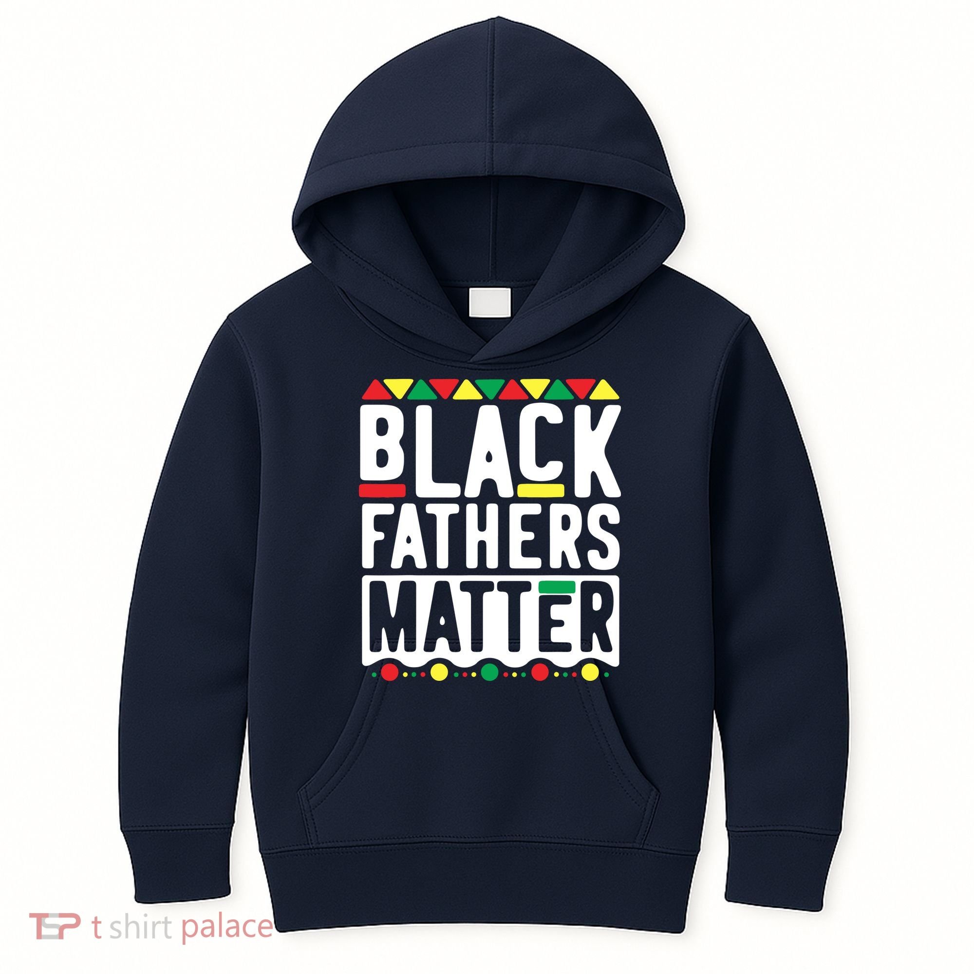 Black Fathers Matter Black Pride Month Kids Hoodie