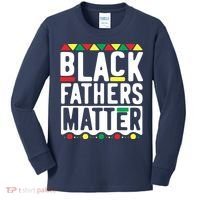 Black Fathers Matter Black Pride Month Kids Long Sleeve Shirt thumb 0