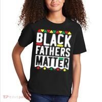 Black Fathers Matter Black Pride Month Kids T-Shirt thumb 2