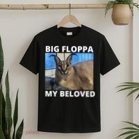 Big Floppa My Beloved Caracal Cat Meme T-Shirt thumb 2