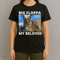 Big Floppa My Beloved Caracal Cat Meme T-Shirt thumb 4