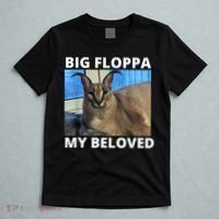 Big Floppa My Beloved Caracal Cat Meme T-Shirt thumb 5