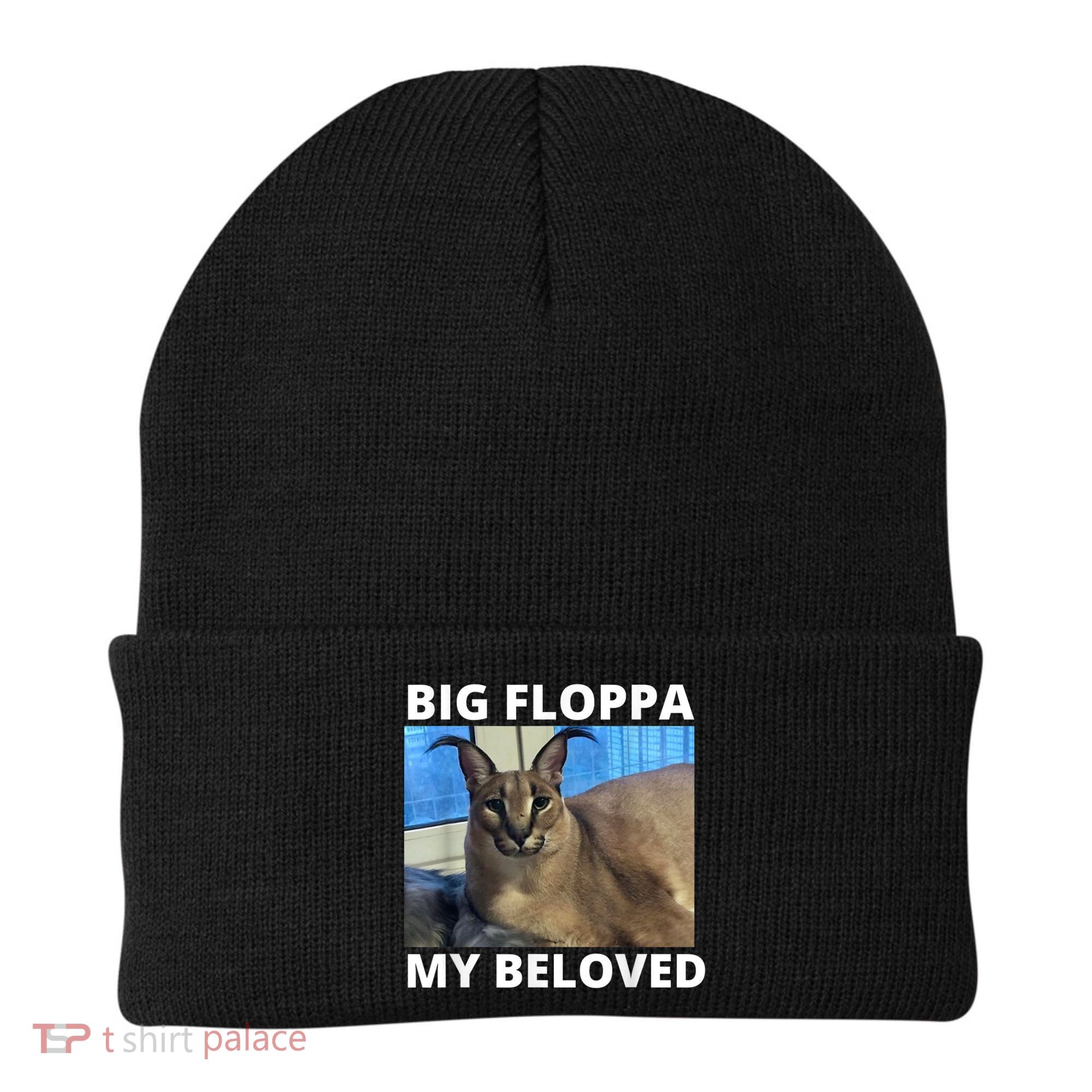 Big Floppa My Beloved Caracal Cat Meme Beanie