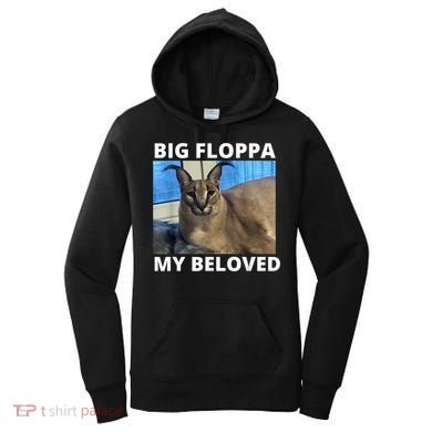 Big Floppa My Beloved Caracal Cat Meme Women's Hoodie