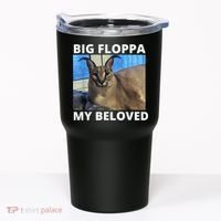 Big Floppa My Beloved Caracal Cat Meme Tumbler thumb 0