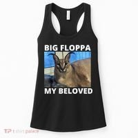 Big Floppa My Beloved Caracal Cat Meme Women's Tank Top thumb 0