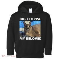 Big Floppa My Beloved Caracal Cat Meme Toddler Hoodie thumb 0
