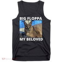 Big Floppa My Beloved Caracal Cat Meme Tank Top thumb 0