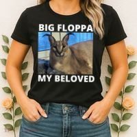 Big Floppa My Beloved Caracal Cat Meme Women's T-Shirt thumb 2