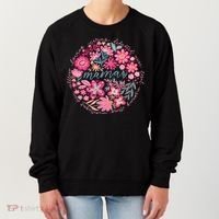Boho Floral Mama She Is Mom Mothers Day Women's Sweatshirt thumb 0