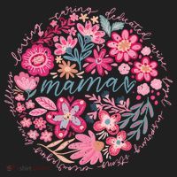 Boho Floral Mama She Is Mom Mothers Day Women's Sweatshirt thumb 2