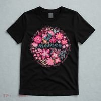 Boho Floral Mama She Is Mom Mothers Day T-Shirt thumb 5