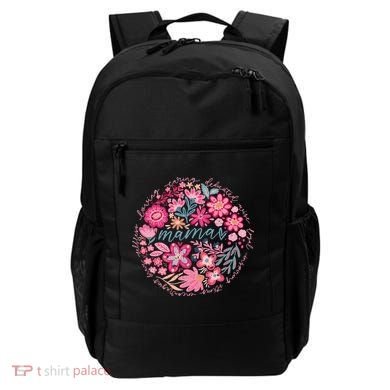 Boho Floral Mama She Is Mom Mothers Day Backpack