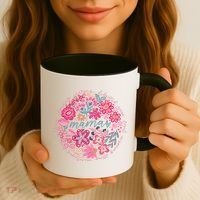 Boho Floral Mama She Is Mom Mothers Day Coffee Mug thumb 3