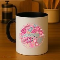Boho Floral Mama She Is Mom Mothers Day Coffee Mug thumb 4