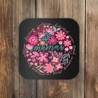 Boho Floral Mama She Is Mom Mothers Day Coaster thumb 0