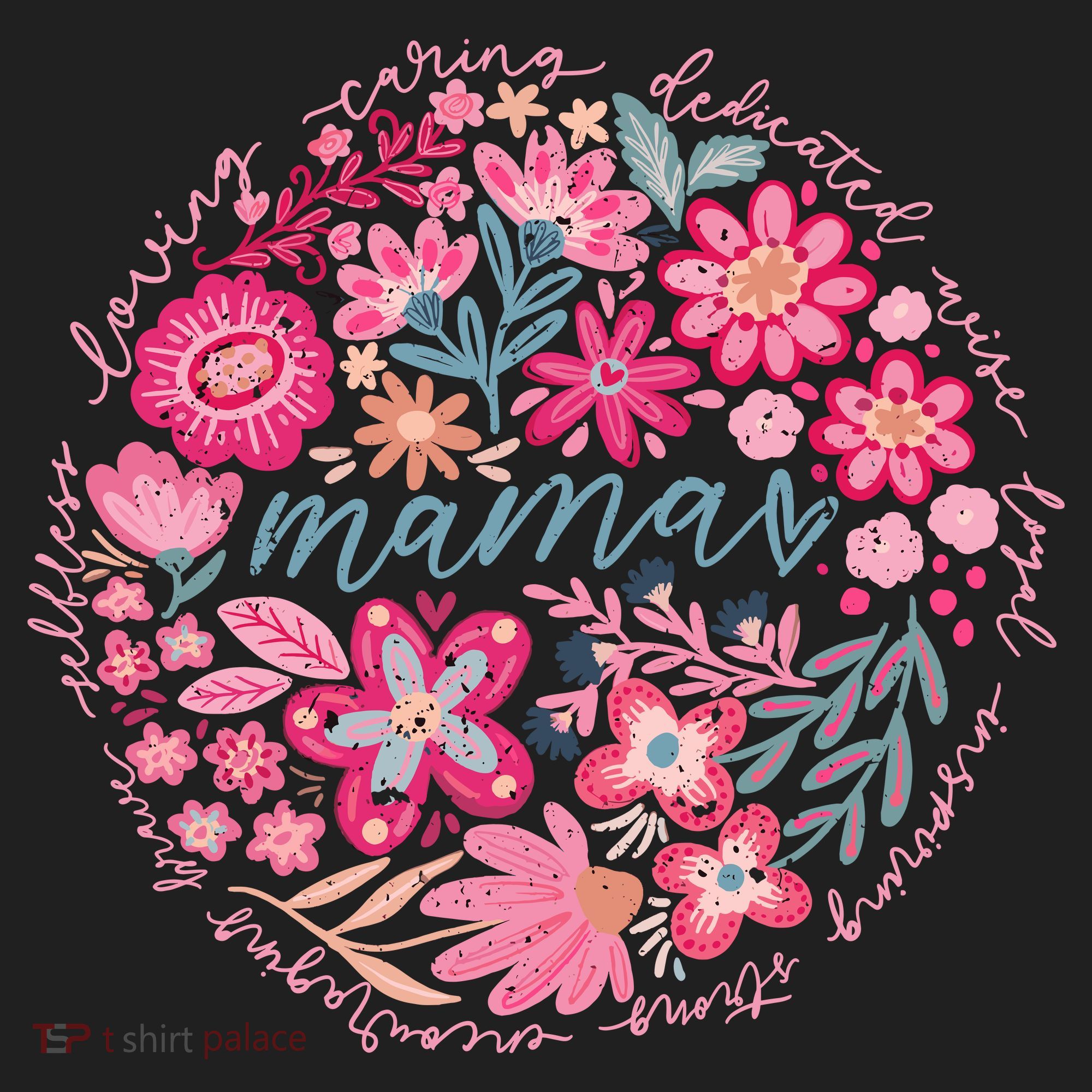 Boho Floral Mama She Is Mom Mothers Day Tumbler