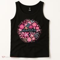 Boho Floral Mama She Is Mom Mothers Day Tank Top thumb 2