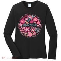 Boho Floral Mama She Is Mom Mothers Day Women's Long Sleeve Shirt thumb 0
