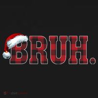 Bruh Funny Merry Christmas Buffalo Plaid Family Matching Pjs Baby Bodysuit thumb 2