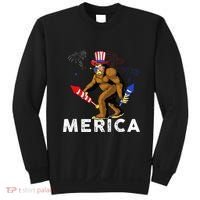 Bigfoot Fireworks Merica 4th Of July Sasquatch Sweatshirt thumb 0