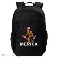 Bigfoot Fireworks Merica 4th Of July Sasquatch Backpack thumb 0