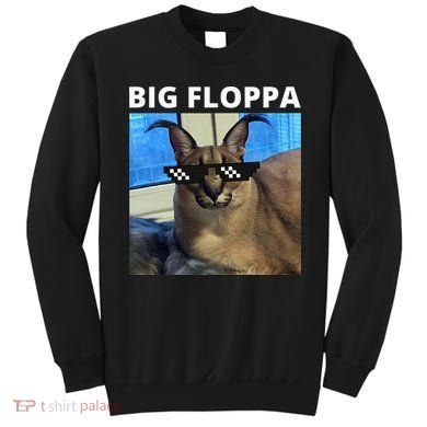 Big Floppa Meme Cat Sweatshirt