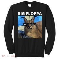 Big Floppa Meme Cat Sweatshirt thumb 0