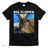 Big Floppa Meme Cat T-Shirt thumb 0