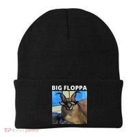 Big Floppa Meme Cat Beanie thumb 0