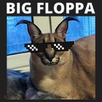 Big Floppa Meme Cat Beanie thumb 2