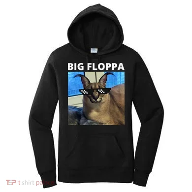 Big Floppa Meme Cat Women's Hoodie