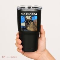Big Floppa Meme Cat Tumbler thumb 2