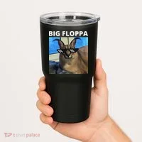 Big Floppa Meme Cat Tumbler thumb 2