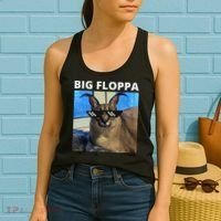 Big Floppa Meme Cat Women's Tank Top thumb 2