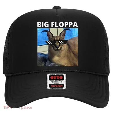 Big Floppa Meme Cat Hat