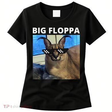 Big Floppa Meme Cat Women's T-Shirt