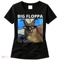 Big Floppa Meme Cat Women's T-Shirt thumb 0
