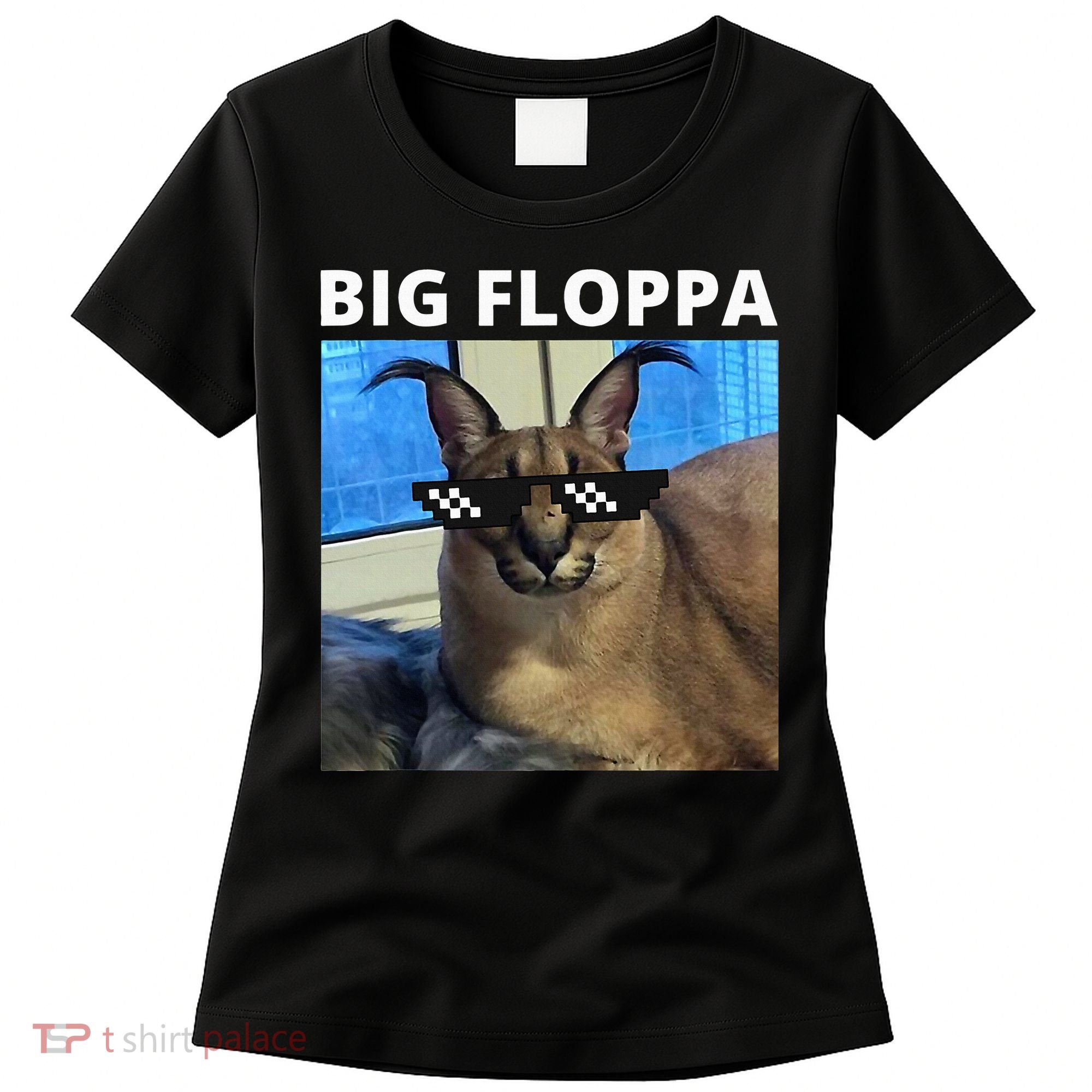 Big Floppa Meme Cat Women's T-Shirt