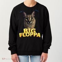 Big Floppa Meme Cat Women's Sweatshirt thumb 0