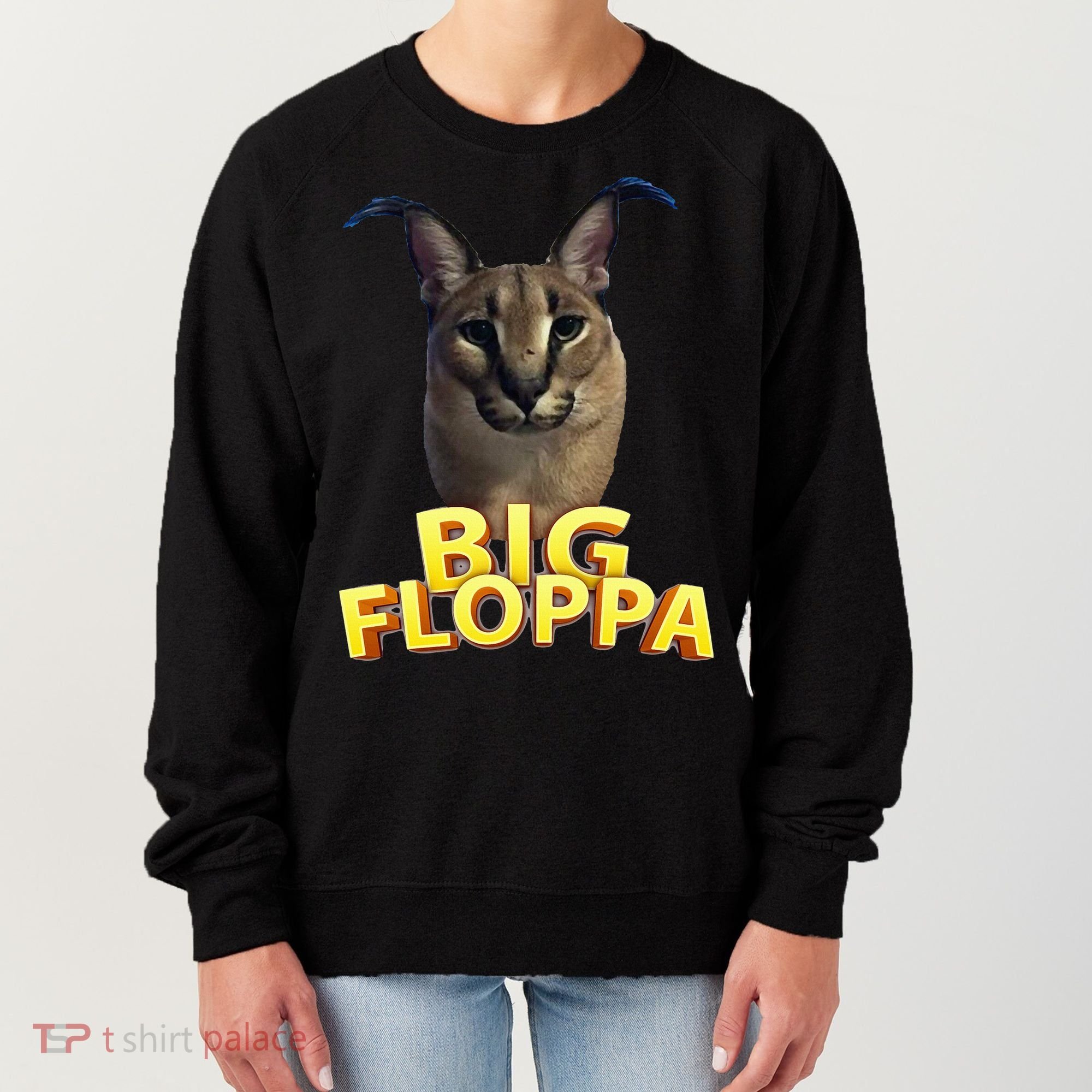 Big Floppa Meme Cat Women's Sweatshirt