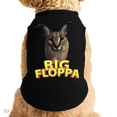 Big Floppa Meme Cat Doggie Tank