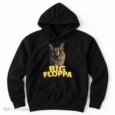 Big Floppa Meme Cat Hoodie